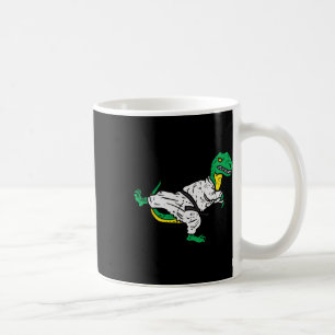 Trex Karate Taekwondo Schwarzgurt Lustiger Dinosau Kaffeetasse