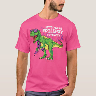 Trex Lasse Epilepsie aussterben lassen Dinosaurier T-Shirt