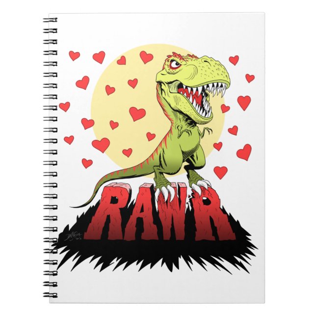 Trex Rawr Notizblock (Vorderseite)