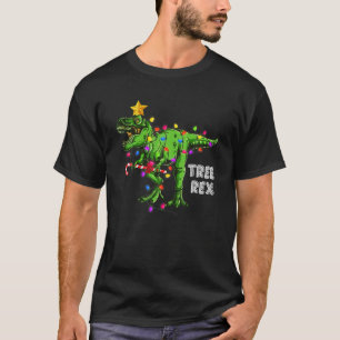 Trex T Rex Dinosaur Xmas WeihnachtsLICHT Christma T-Shirt