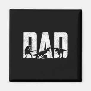 Trex Vater Dinosaur Lover Coolen Vintagen Mens Fat Magnet