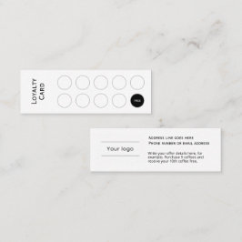Treyalty Card, sauber und einfach, beruflich Treuekarte