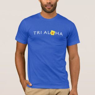 Tri Aloha Men's Basic Tshirt - Dunkel