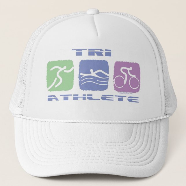 TRI ATHLET TRUCKERKAPPE (Vorderseite)