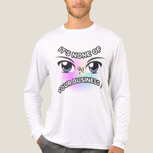 Tri-Blend-Shirt: Keine von Ihnen (weiß) Tri-Blend Shirt