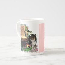 Tri Color Rough Collie Kunstgiesserei