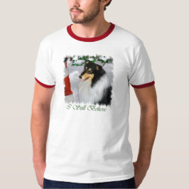 Tri-Color Rough Collie Weihnachtsgeschenke T-Shirt