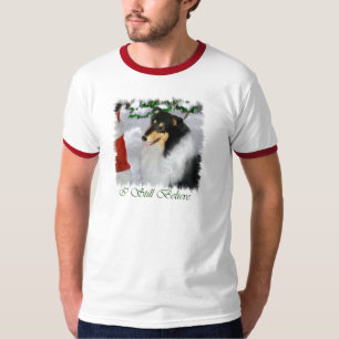 Tri-Color Rough Collie Weihnachtsgeschenke T-Shirt