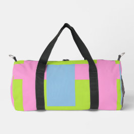 Tri Color Small Duffle Bag