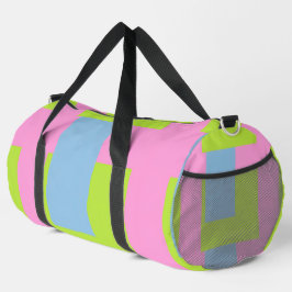 Tri Color Small Duffle Bag