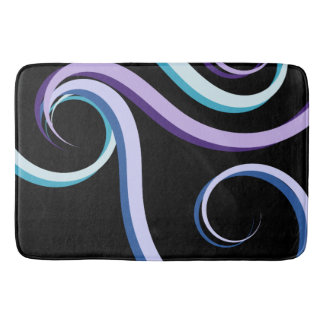 Tri-Color-Swirl Badematte