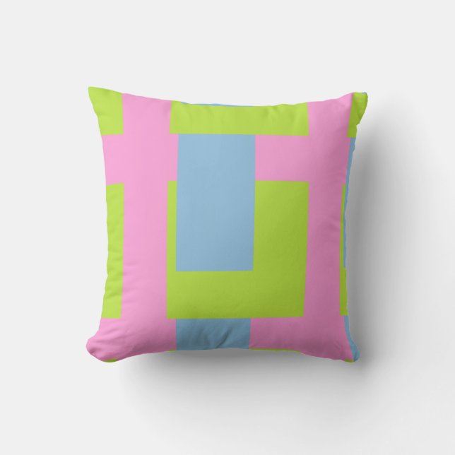 Tri Color Throw Pillow Kissen (Vorderseite)