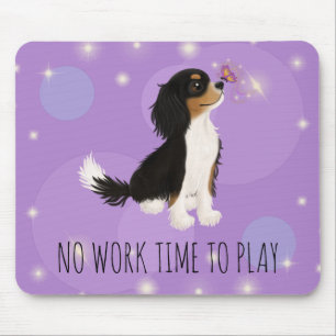 Tri-Colored Cavalier Custom Design Mousepad
