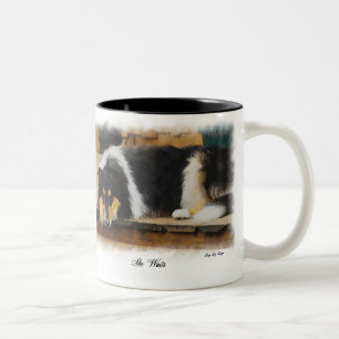 Tri-Colour-Gaben Zweifarbige Tasse