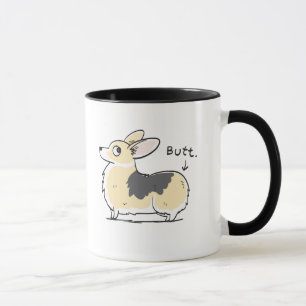 Tri FarbePembrokecorgi-Hintern-Tasse Tasse
