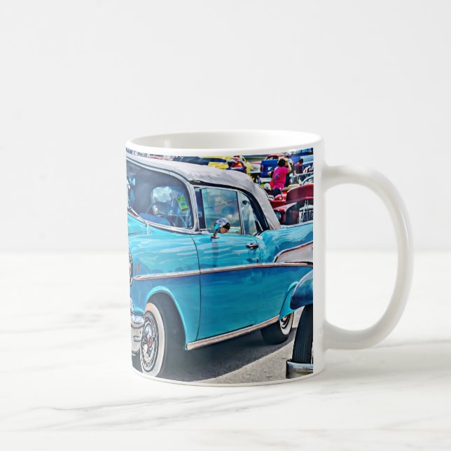 Tri-Fünf Kaffee-Tasse Hotrod Chevrolets Bel Air Kaffeetasse (Rechts)