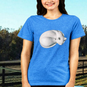 Tri-matière Chat En T-shirt 3