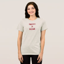 T-Shirt Bonheur en Solitude