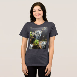Tri-matière T-shirt en toile Bella pour poisson à rayures trop