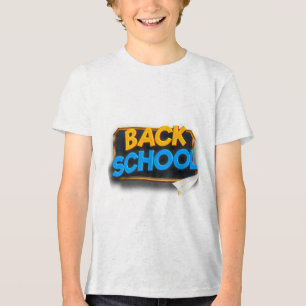 Tri-matière T-shirt graphique avec emblème d'avion en papier 3