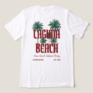 Tri-matière T-shirt graphique de Laguna Beach en Californie av