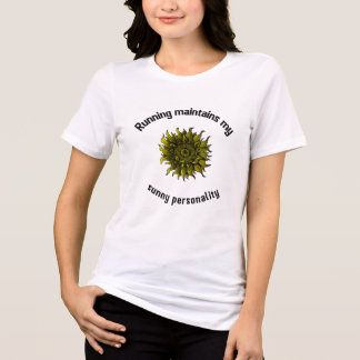 Tri-matière T-Shirt Je garde ma personnalité ensoleillée en co