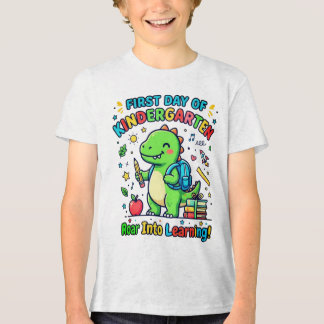 Tri-matière T-shirt « Jour de rentrée en maternelle : joli din