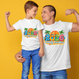 Tri-matière T-Shirt pour enfants pour les vacances en famille