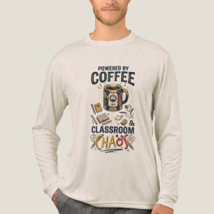 Tri-matière T-shirt pour enseignant Chaos en classe propulsé p