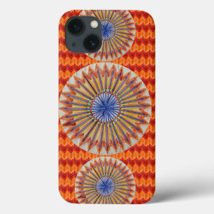 Tri Rainbow and Orange Chevron Case-Mate iPhone Hülle