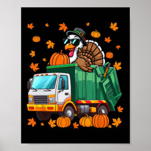 Tri Sungles Driving Garge Truck Erntedank Dr. Poster
