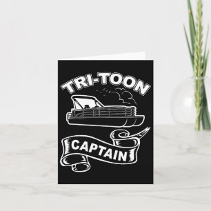 Tri-toon Kapitän Funny Tritoon Boating Pontoon Boa Karte