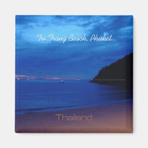 Tri Trang Beach Phuket Thailand Foto Magnete Magnet