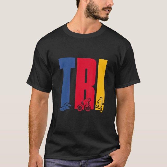 Tri Triathlon T-Shirt (Vorderseite)
