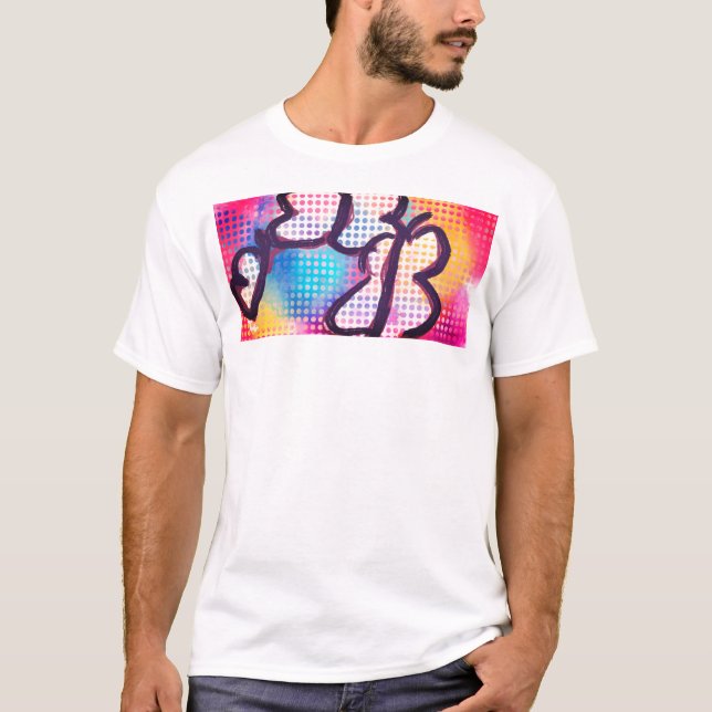 Tri trocken Schmetterlinge Zwei-Tone-Kaffee-Tasse  T-Shirt (Vorderseite)