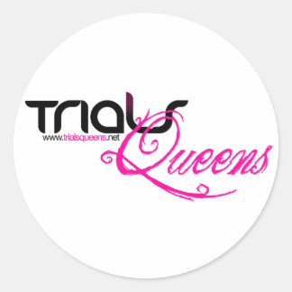 TrialsSticker für Damen Runder Aufkleber