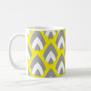 Trian für geometrische Formen der Retro-abstrakten Kaffeetasse