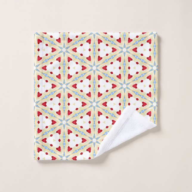 Triangle amoureux (Gant de toilette)