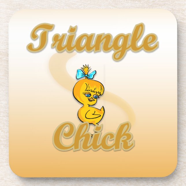 Triangle Chick Untersetzer (Vorderseite)