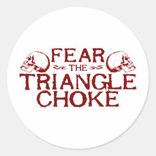 Triangle Choke Runder Aufkleber