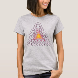 TRIANGLE GEOMETRIC ART TSHIRT. T-Shirt