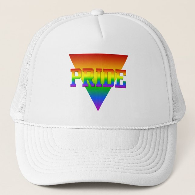 Triangle hat - Farbe wählen Truckerkappe (Vorderseite)