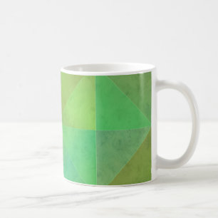 Triangle la Green Geometric Kaffeetasse