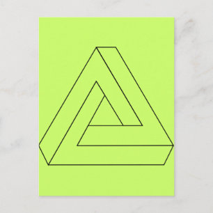 Triangle-line-Art_Vector_Clipart Postkarte