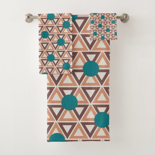 Triangle Quilt Badhandtuch Set (Insitu)