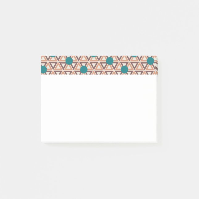 Triangle Quilt Post-it Klebezettel (Vorderseite)