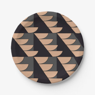Triangle Semi Circle Geometric Party Pappteller