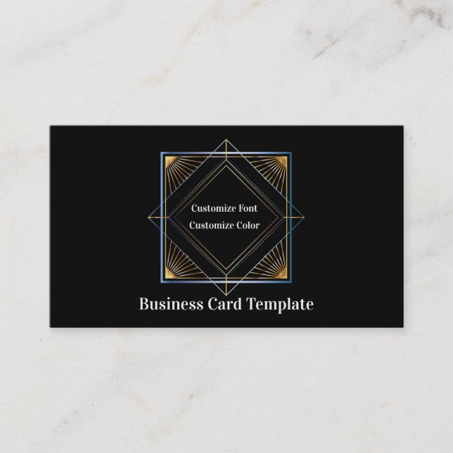 Triangle simple Carte de visite classique en métal (Devant)