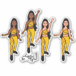 Triangle Spark Double Gold Aufkleber