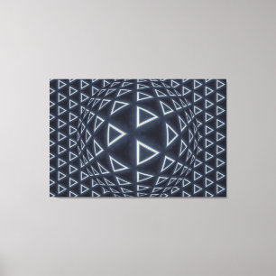 Triangle World Leinwanddruck